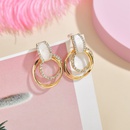 Leichte Luxus minimalist ische neue Dongdaemun Zirkon Ohrringe Temperament 925 Tremella Nadel klassische Kreis Ohrringe Ohrringe Frauenpicture5