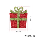 Nuevos adornos Venta caliente Caja de regalo de Navidad de dibujos animados Broche de fieltro al por mayor nihaojewelrypicture12