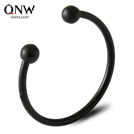 Glossy bead opening adjustable ring Korean fashion simple round ball couple tail ring wholesale's discount tags