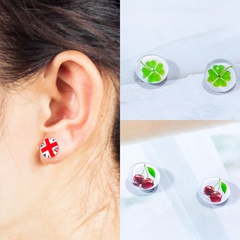 Korean geometric magnets for men and women's non-pierced earrings Wholesale