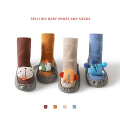 new  indoor non-slip children floor socks autumn and winter cartoon accessories baby shoes and socks wholesale