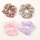 Korea large intestine ring fabric hair scrunchies elastic floral rubber band hair headdress wholesalepicture7
