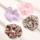Korea large intestine ring fabric hair scrunchies elastic floral rubber band hair headdress wholesalepicture8