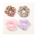 Korea large intestine ring fabric hair scrunchies elastic floral rubber band hair headdress wholesalepicture11