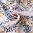 new fashion pink and purple cashew print gauze export thin cotton and linen scarf sunscreen shawlpicture15