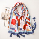Sunscreen shawl spring new wild beach towel color cotton candy cotton and linen scarfpicture13