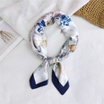 New wild spring scarf to protect the cervical spine Korean thin sunscreen small square silk scarf for womenpicture73