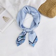 New wild spring scarf to protect the cervical spine Korean thin sunscreen small square silk scarf for womenpicture78