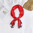 New wild spring scarf to protect the cervical spine Korean thin sunscreen small square silk scarf for womenpicture69