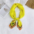 New wild spring scarf to protect the cervical spine Korean thin sunscreen small square silk scarf for womenpicture81