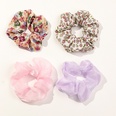 Korea large intestine ring fabric hair scrunchies elastic floral rubber band hair headdress wholesalepicture12