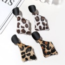 trend fashion  leopard print plush Korean  long earrings for womenpicture10