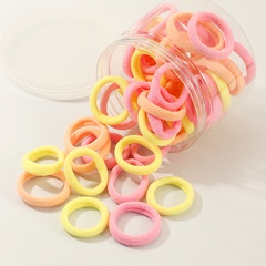 Children's color  rubber band hair tie creative fabric  head rope wholesale
