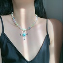 Crystal Universe Pearl Necklace Angel Wings Rhinestones Wild Cross Gemstone Necklacepicture15