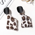 trend fashion  leopard print plush Korean  long earrings for womenpicture15