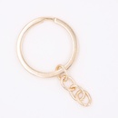 Fashion alloy keychain lobster clasp chain key ring threepiece jewelry accessoriespicture10