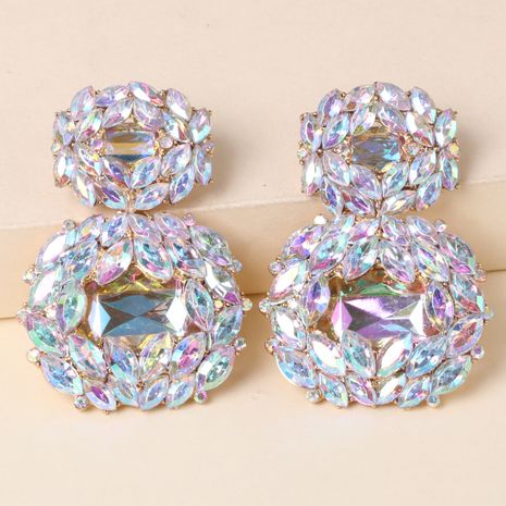 geometric metal pendant retro handmade fashion all-match alloy women's earrings jewelry's discount tags