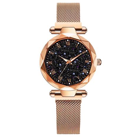 Fashion starry sky surface quartz watch luminous Roman scale watch wholesale's discount tags
