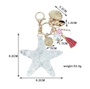 New acrylic tassel starfish lady bag car keychainpicture16