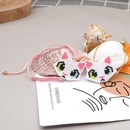 Korean simple cartoon childrens animal rice beads handwoven cat bracelet for womenpicture12