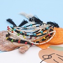 fashion wild rice beads handwoven multilayer beaded tassel braceletpicture15