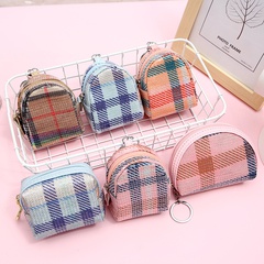 hot-saling fashion ladies clutch sequins plaid shell mini backpack coin purse wholesale