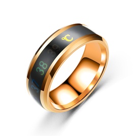 Europische und amerikanische Mode neue intelligente Temperatur anfertigung Paar Ring EKGAnzeige Temperatur ring Quelle Hersteller neue Anpassungpicture90