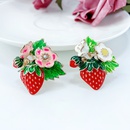 New popular painted drip enamel fruit strawberry brooch allmatch brooches wholesalepicture12