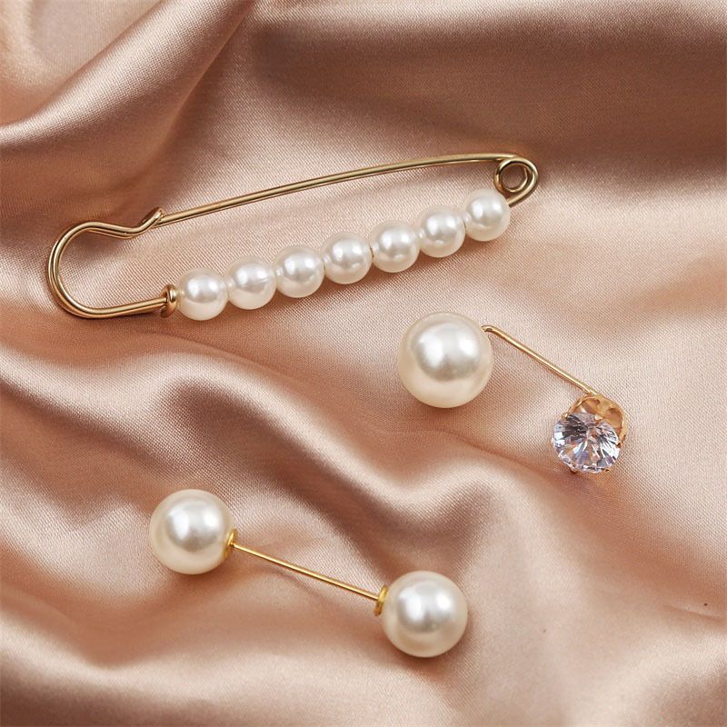 Ensemble de broche de perles simples  la mode en gros