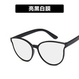 Plastic Fashion  glasses  Bright black all gray  Fashion Accessories NHKD0704Brightblackallgraypicture8