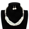 Beads Fashion Geometric necklace  white  Fashion Jewelry NHCT0454whitepicture3
