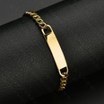 TitaniumStainless Steel Simple Geometric bracelet  Small steel color  Fine Jewelry NHHF1306Smallsteelcolorpicture6
