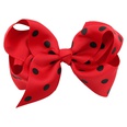 Cloth Fashion Bows Hair accessories  Rose red dot green  Fashion Jewelry NHWO1120Rosereddotgreenpicture28