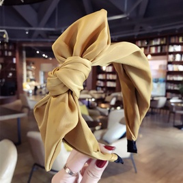 Cloth Korea Bows Hair accessories  yellow  Fashion Jewelry NHSM0296yellowpicture7