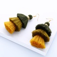 Mode neue bhmische ethnische Stil Quaste Ohrringe Farbverlauf Plsch Ohrringe Schmuck Direkt verkauf erk04picture15