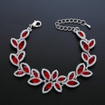 Imitated crystalCZ Fashion Geometric bracelet  red  Fashion Jewelry NHAS0587redpicture25