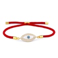 Copper Korea Geometric bracelet  Red rope alloy  Fine Jewelry NHAS0423Redropealloypicture19