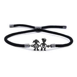 Copper Korea Geometric bracelet  Red rope alloy  Fine Jewelry NHAS0394Redropealloypicture10