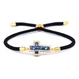 Copper Korea Cross bracelet  Red rope alloy  Fine Jewelry NHAS0390Redropealloypicture7