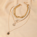 Nuevo estilo retro moneda collar barroco collar de perlas de mltiples capas suter largo cadena al por mayor nihaojewelrypicture11