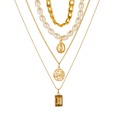 Nuevo estilo retro moneda collar barroco collar de perlas de mltiples capas suter largo cadena al por mayor nihaojewelrypicture13