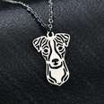 TitaniumStainless Steel Fashion Animal necklace  Giraffe steel NHHF1179Giraffesteelpicture21