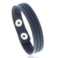 Leather Fashion Geometric bracelet  black NHPK2188blackpicture10