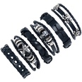 Leather Fashion Geometric bracelet  Sixpiece set NHPK2185Sixpiecesetpicture2