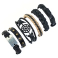 Leather Fashion Geometric bracelet  Sixpiece set NHPK2179Sixpiecesetpicture2