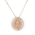Copper Fashion Geometric necklace  Alloy NHBP0244Alloyplatedpicture6