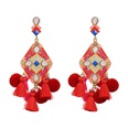Alloy Fashion Tassel earring  red NHJJ5327redpicture15