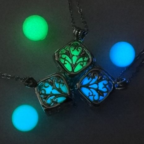 hot-selling luminous tree of life square DIY copper pendant wholesale's discount tags