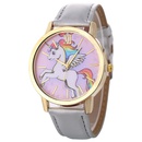 Cute childrens pony unicorn rainbow wings belt quartz ladies casual watch wholesalepicture12