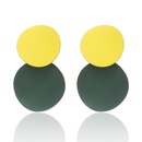 Exaggerated retro fashion  simple irregular disc earrings wholesalepicture15